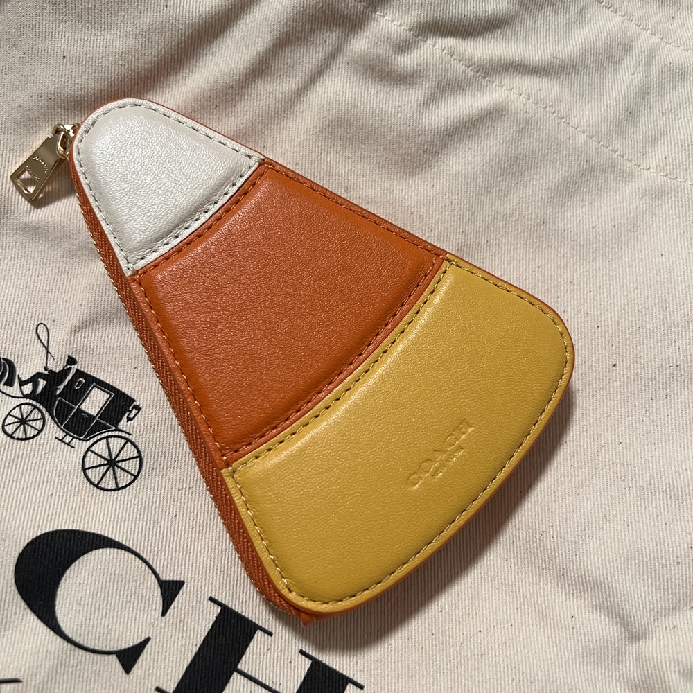 Coach Candy Corn Coin Purse